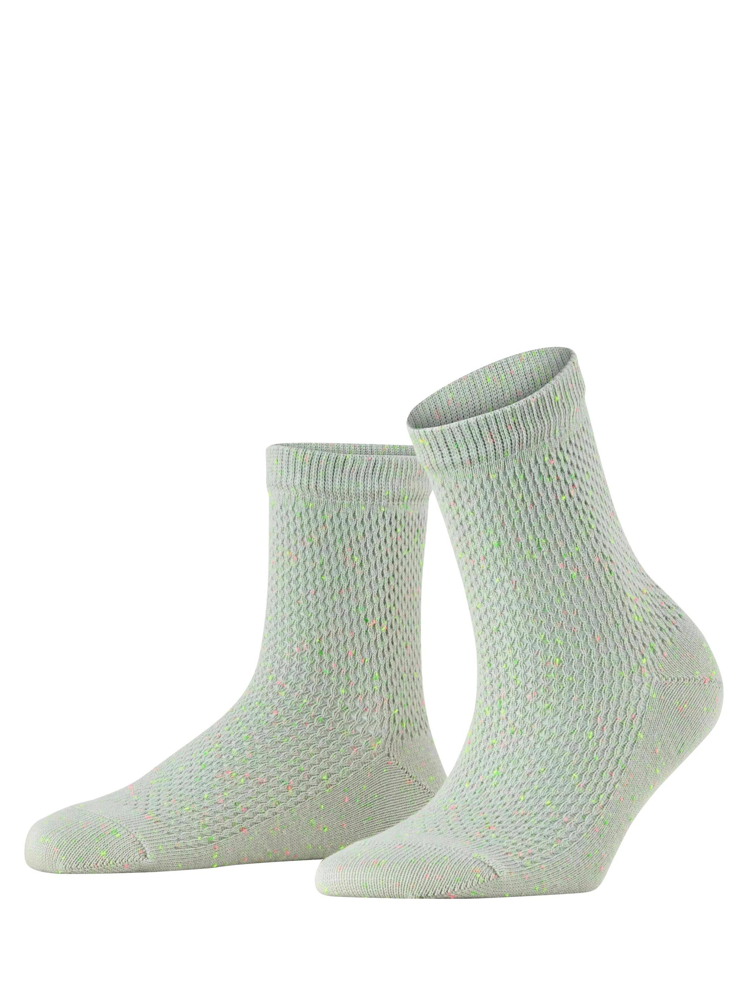 BURLINGTON Socks 'Neon Splash' in Green: front