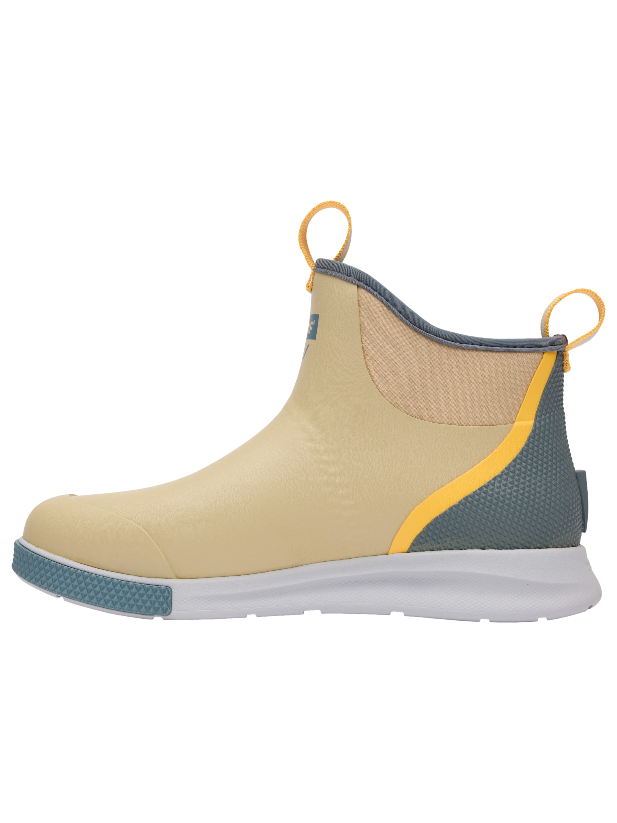 XtraTuf Rubber Boots 'Ankle Deck Boot Sport' in Beige: front