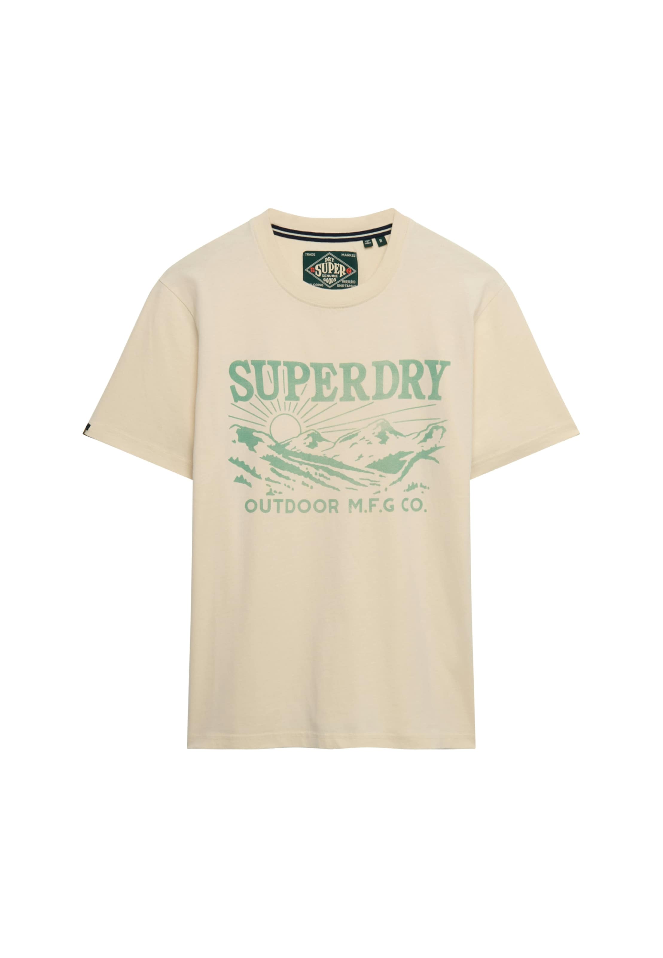 Superdry & Co Shirt 'Retro Outdoor' in Beige: voorkant