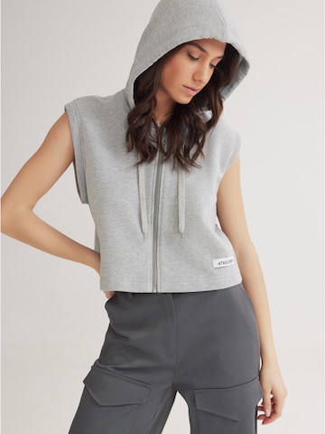 4TAILORS Collegetakki värissä harmaa: etupuoli