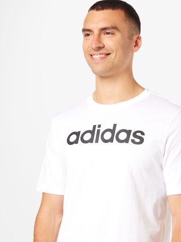 ADIDAS SPORTSWEAR Тениска 'Essentials' в бяло