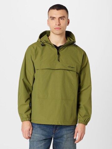 Carhartt WIPPrijelazna jakna - zelena boja: prednji dio