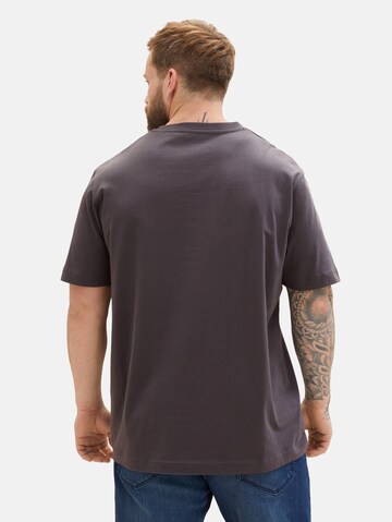 TOM TAILOR Men + T-Shirt in Grau