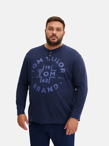 TOM TAILOR Men + Shirt in Blau: predná strana