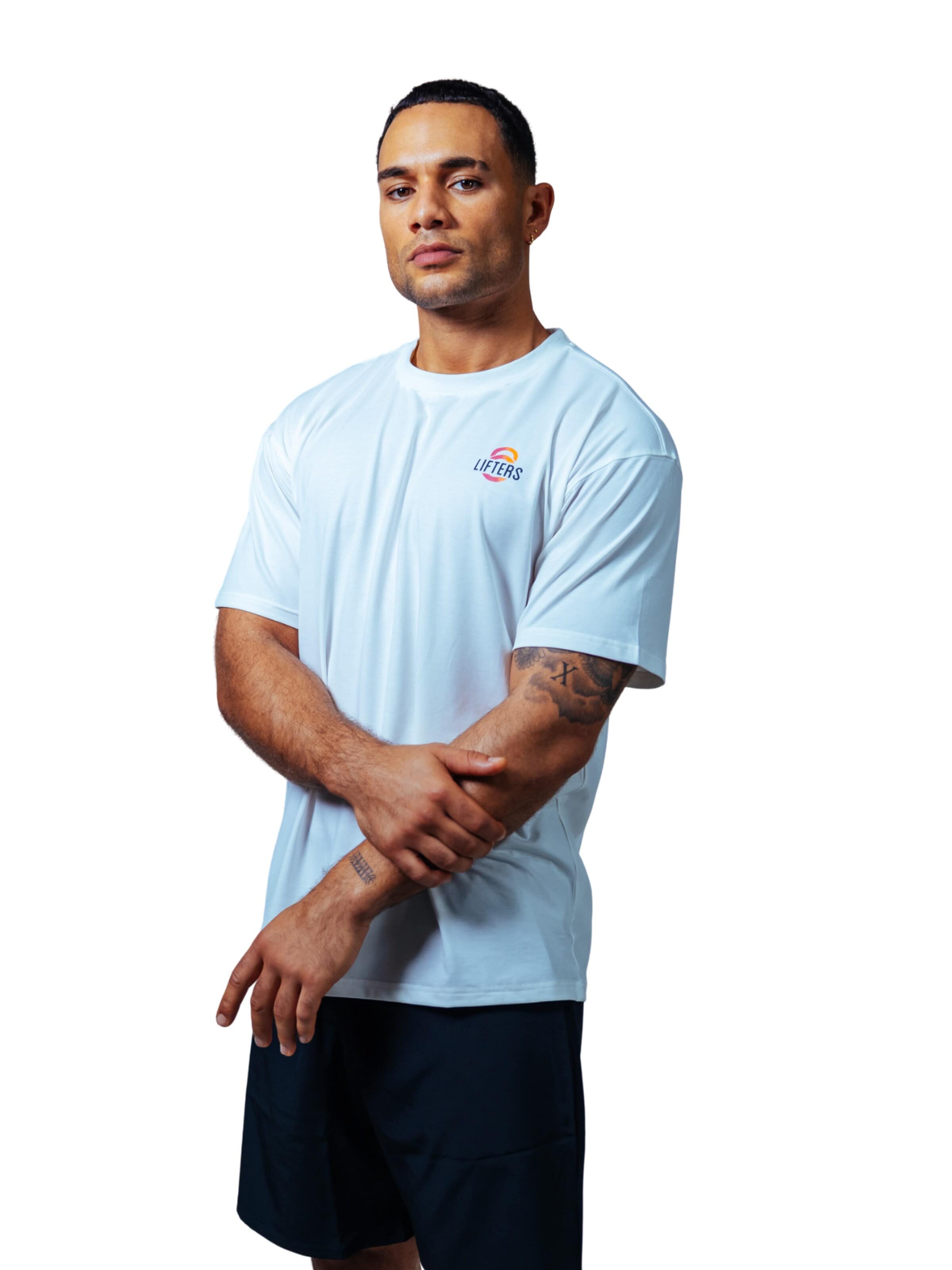 Lifters Oversizeshirt 'Street Oversize T-Shirt Unisex'‌‌‌‌‌ in Blau: Vorderseite