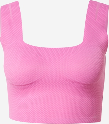 SLOGGI Bralette Bra 'ZERO Feel Flow' in Pink: front