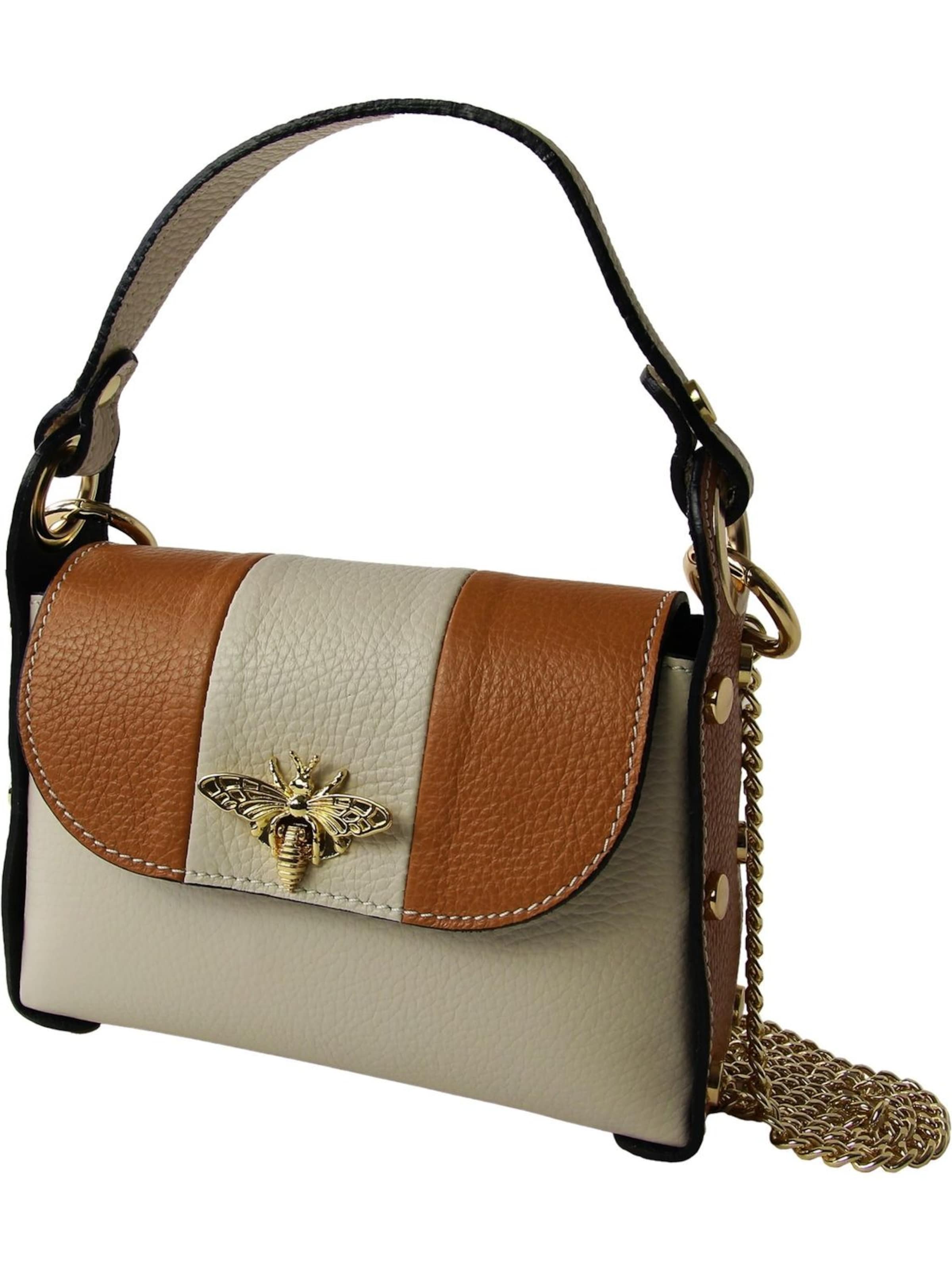 Toscanto Crossbody Bag in Beige: front