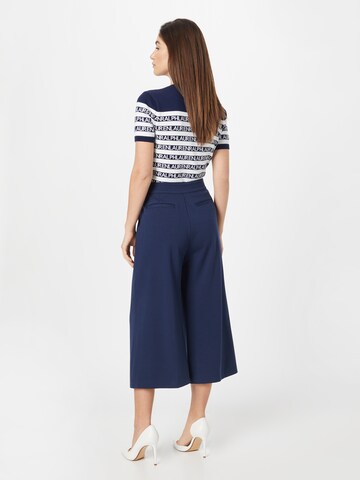 Wide Leg Pantalon à pince 'DRAZIA' Lauren Ralph Lauren en bleu