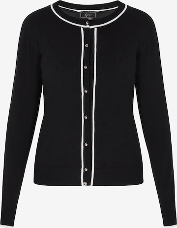 faina Neuletakki värissä musta: etupuoli