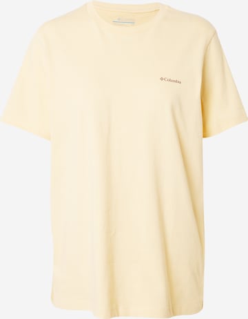 COLUMBIA Koszulka funkcyjna 'Boundless Beauty' w kolorze żółty: przód