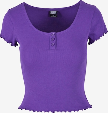 Urban Classics - Camisa em roxo: frente