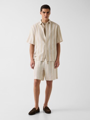 GUESS Regular fit Button Up Shirt in Beige