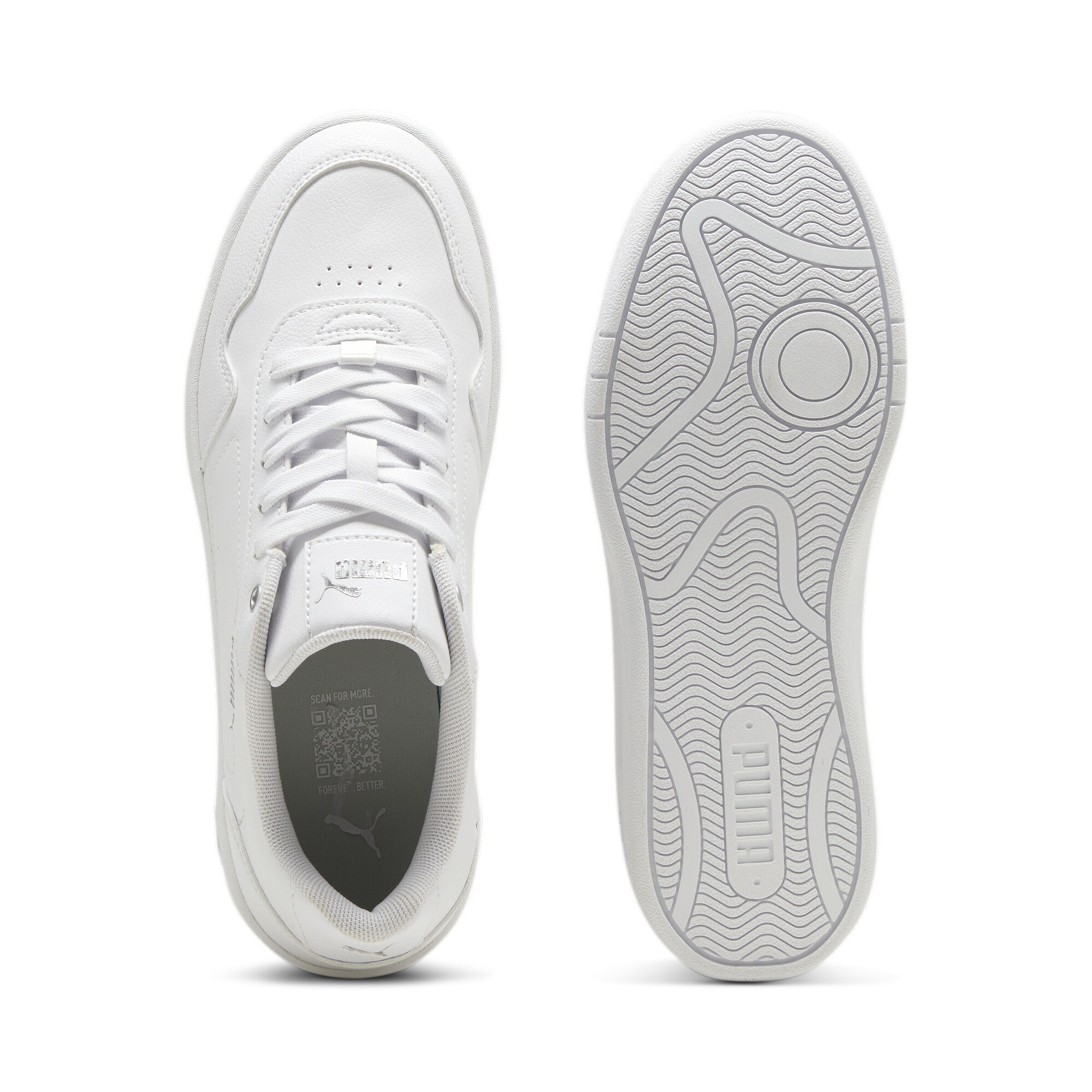 Baskets basses 'Court Classy' PUMA en blanc