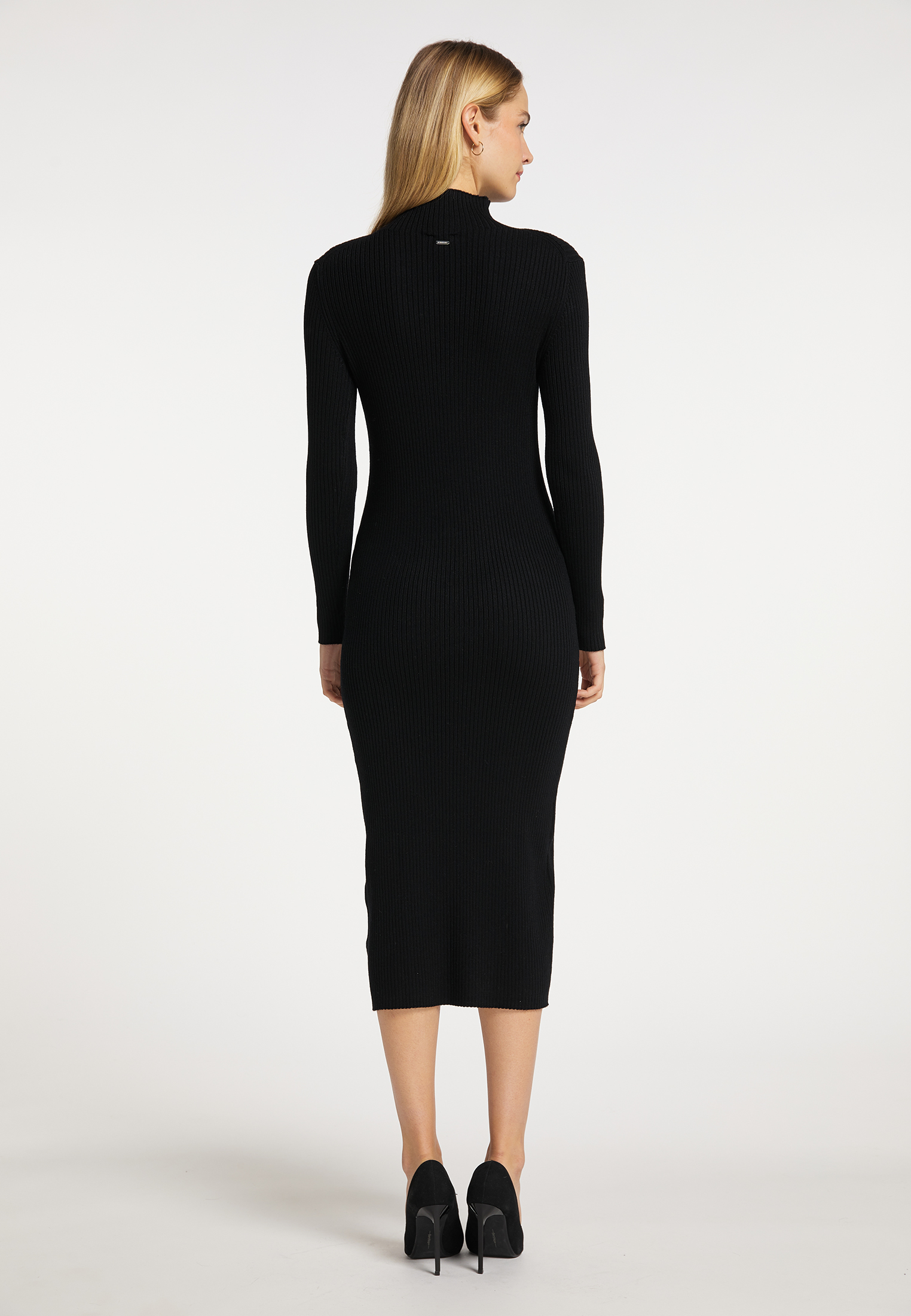 Kobiety Plus size DreiMaster Klassik Sukienka z dzianiny w kolorze Czarnym 