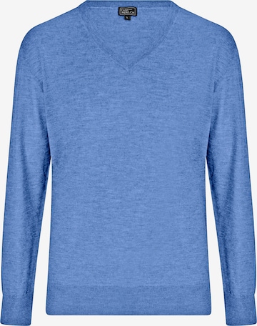 Pull-over CASH-MERE.CH en bleu : devant