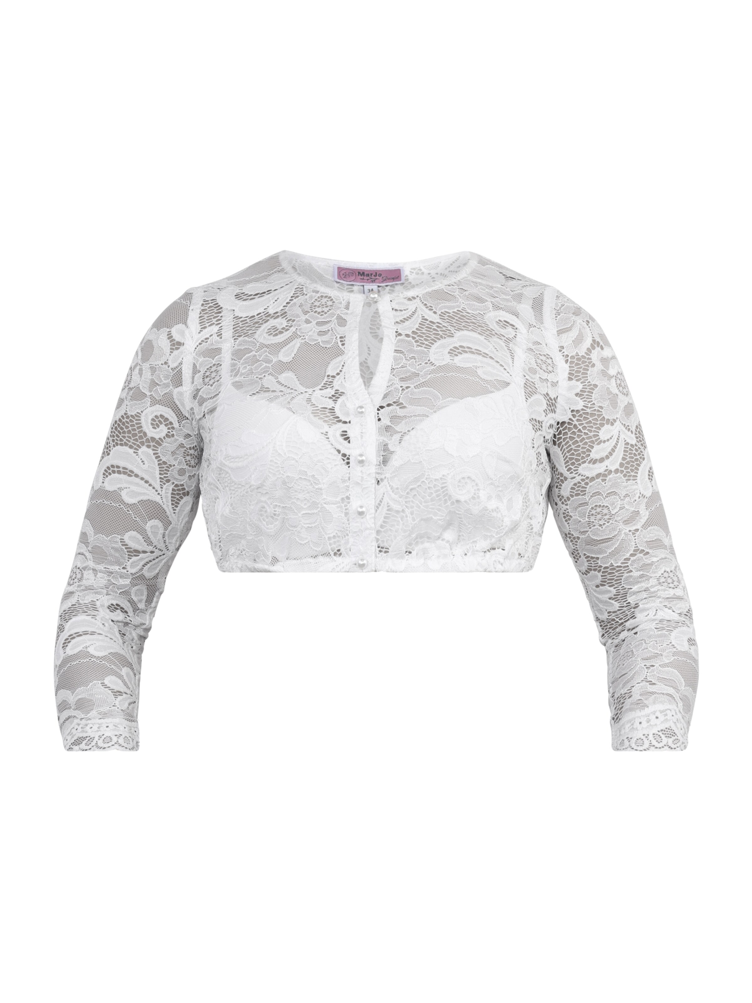 MARJO Krojová halenka 'GY-12-Adelschlag' – bílá: přední strana