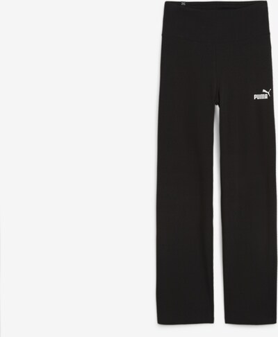 PUMA Pantalon de sport 'ESS+' en noir / blanc, Vue avec produit
