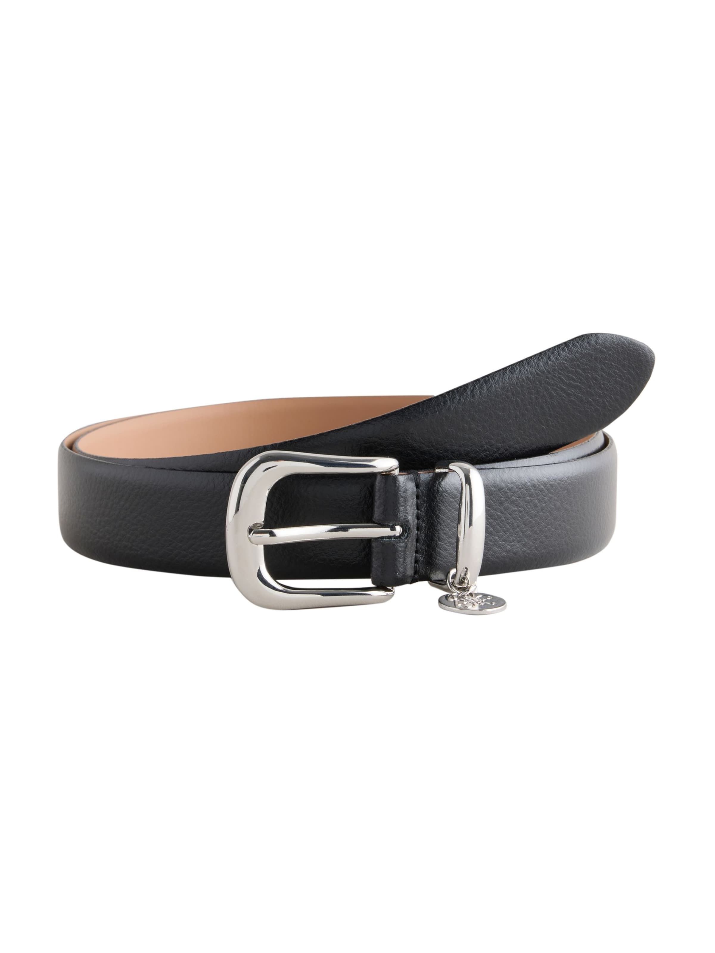 Ceinture 'N. Premium' Next en noir : devant