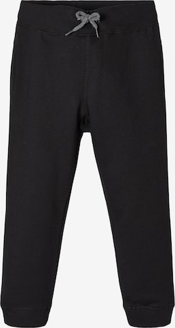 NAME IT Tapered Pants in Black: front