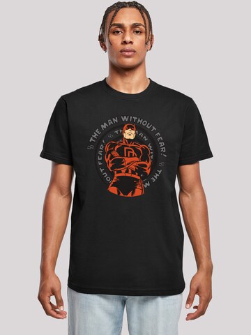 F4NT4STIC Shirt 'Marvel Daredevil' in Zwart: voorkant