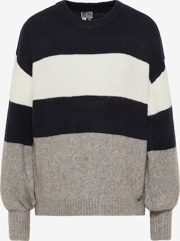 DreiMaster Maritim Sweater in Grey: front