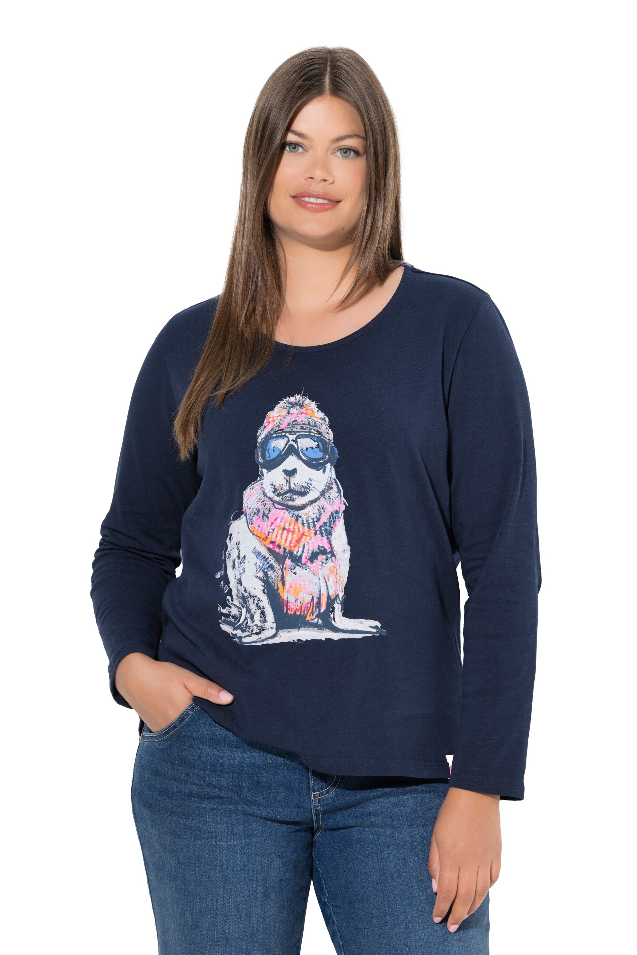 LAURASØN Shirt in Blauw: voorkant