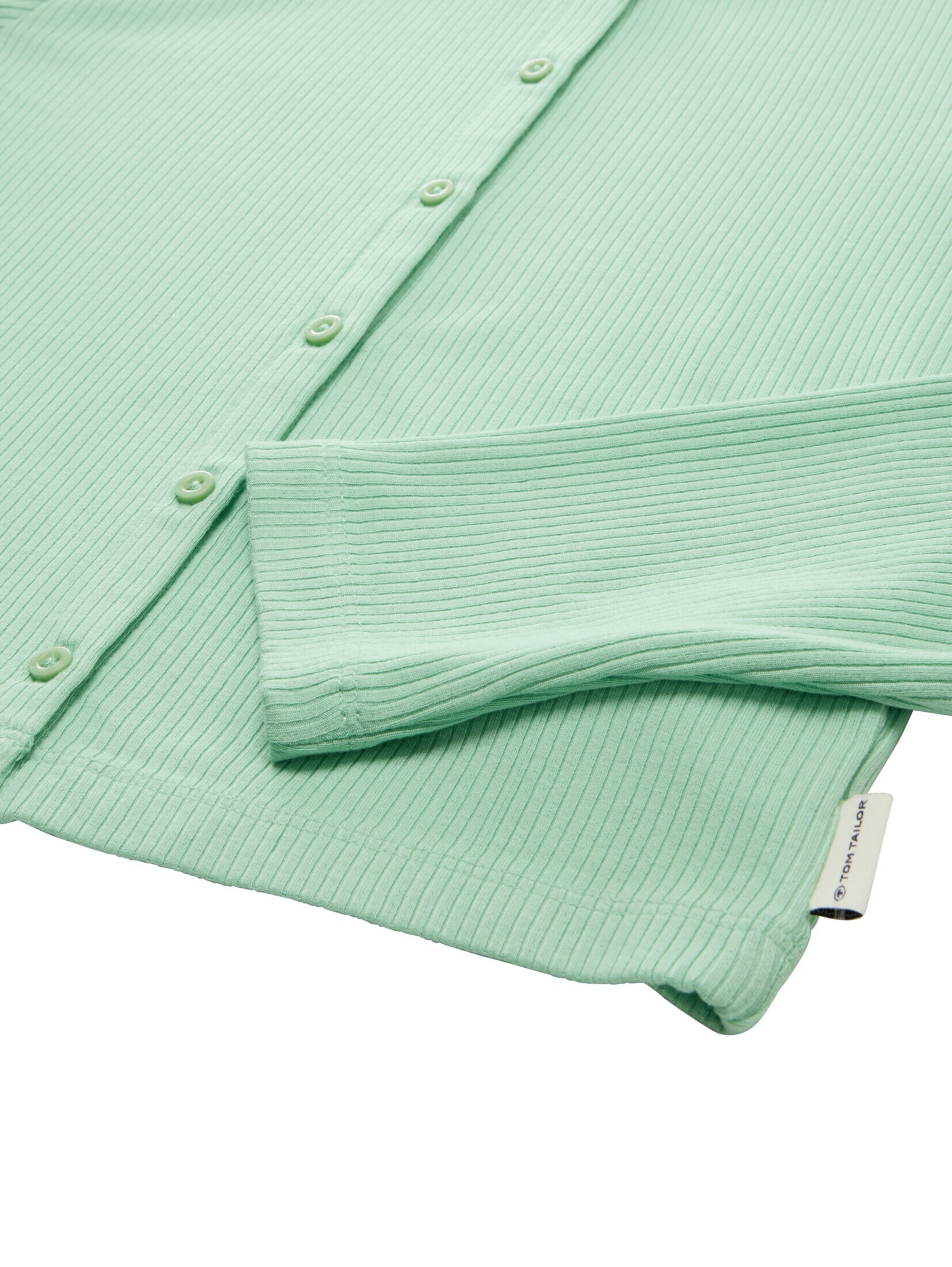 TOM TAILOR Strickjacke in Grün