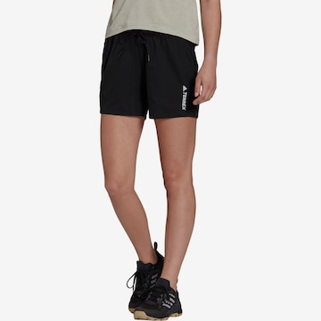 ADIDAS TERREX Regular Outdoorshorts 'Liteflex' in Schwarz