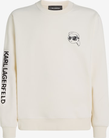 Karl Lagerfeld Свитшот 'Ikon' в Бежевый: спереди