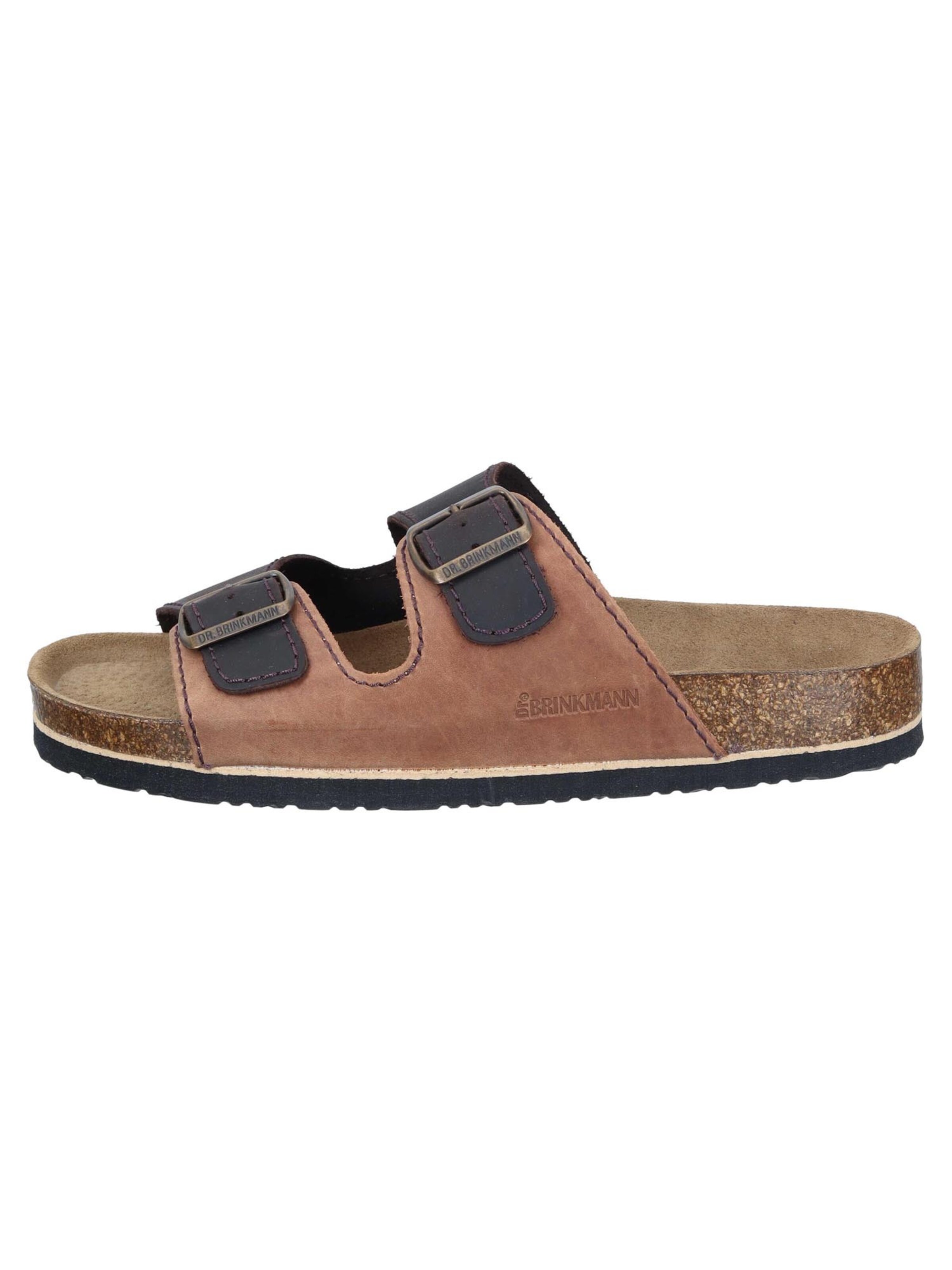 DR. BRINKMANN Pantolette 'Bonillo'‌‌‌‌‌‌‌‌‌‌ in Braun: Vorderseite