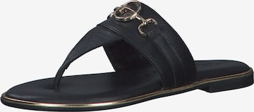 TAMARIS T-bar sandals in Black: front