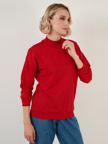 LELA Sweatshirt in Rot