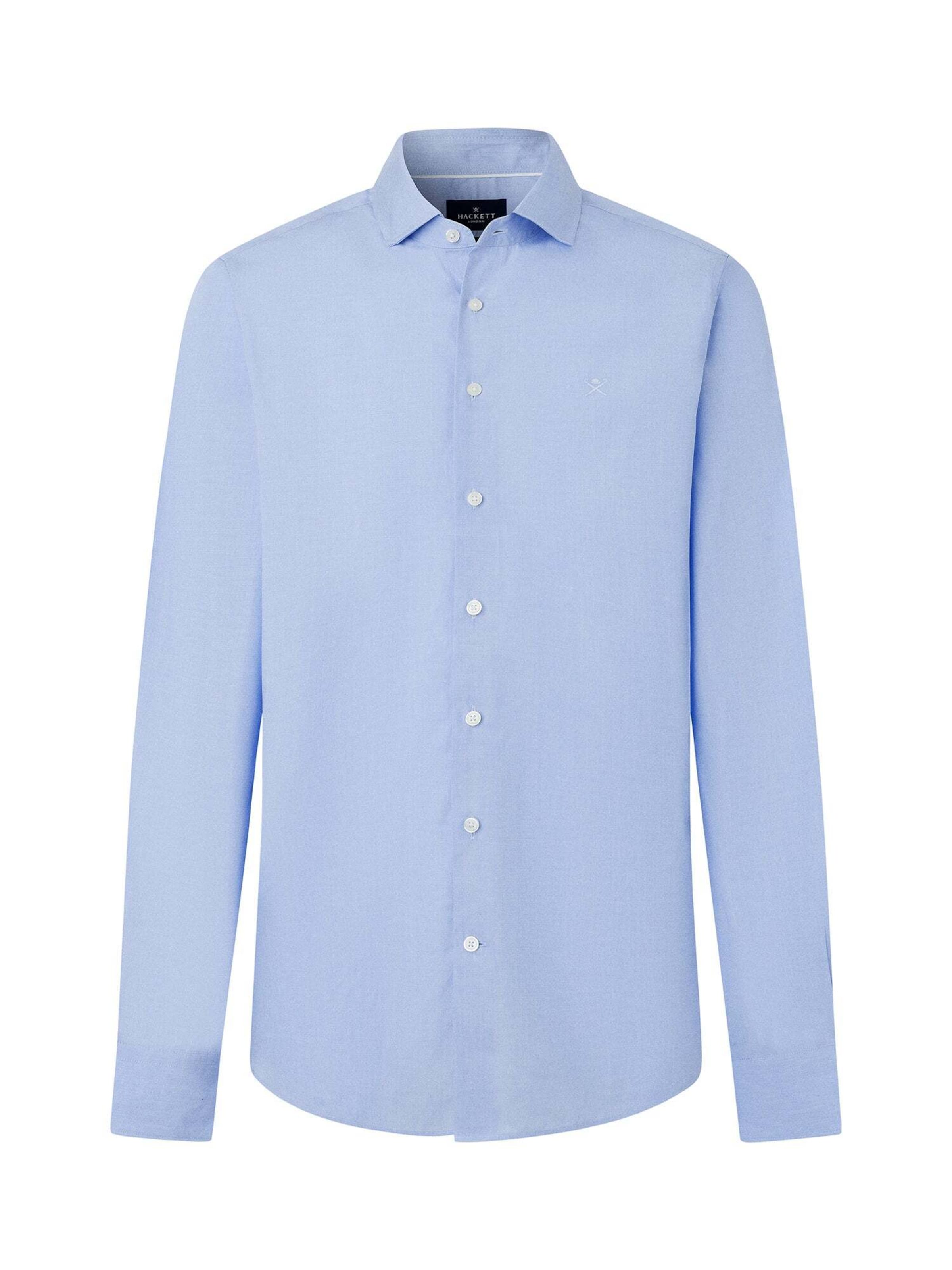 Hackett London Button Up Shirt in Blue: front