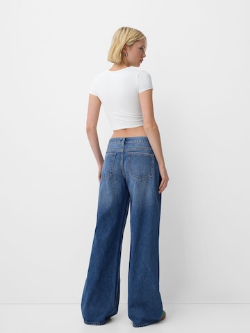 Wide leg Jeans di Bershka in blu