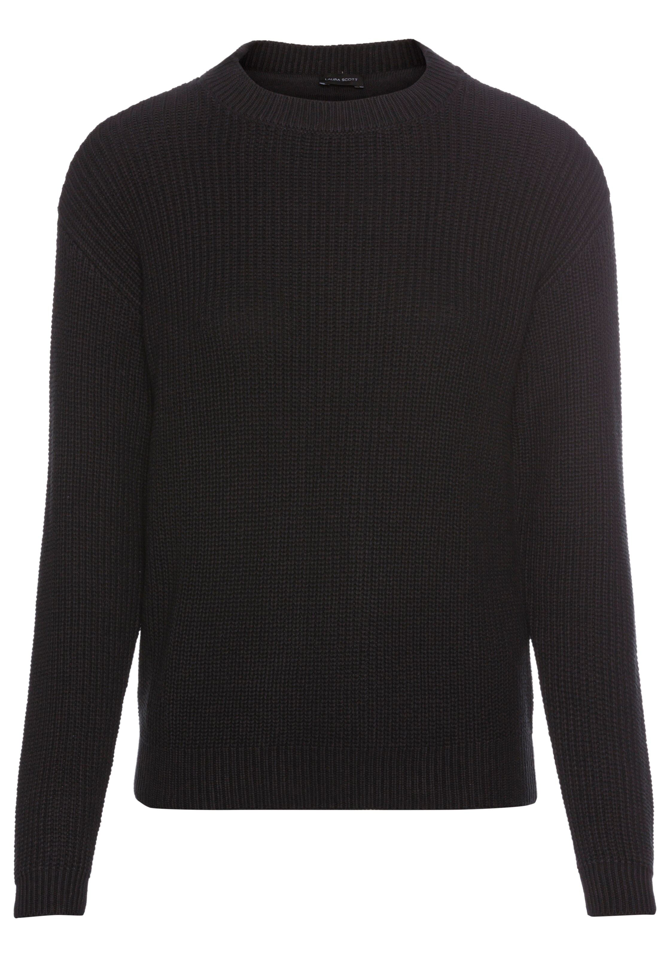 LAURA SCOTT Sweater in Black: front