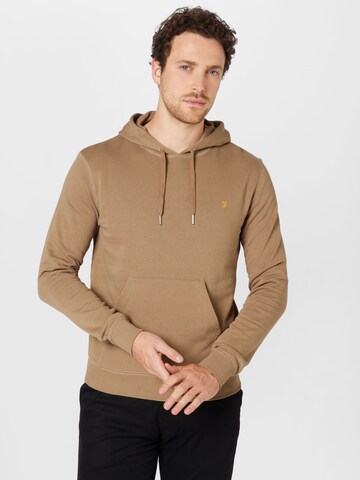 FARAH Sweatshirt 'ZAIN' in Beige: voorkant