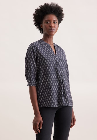 SEIDENSTICKER Blouse in Grijs: voorkant