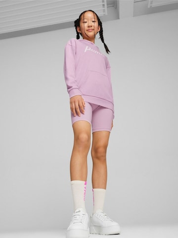 Giacca di felpa 'Puma Ess Script Hoodie Tr G' di PUMA in lilla