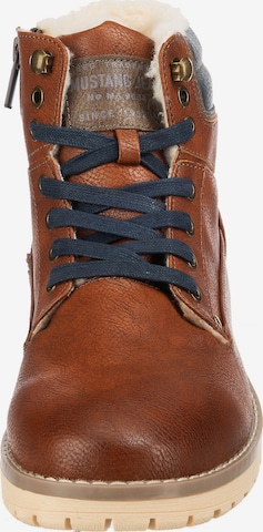 MUSTANG Lace-up boots in Brown