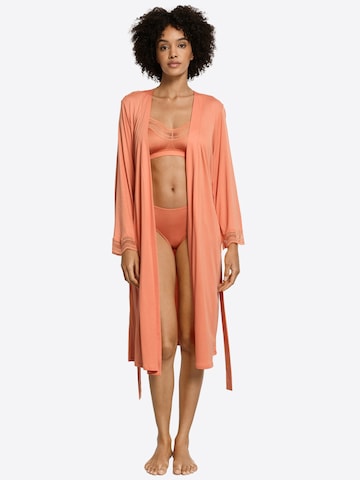 Hanro Dressing gown 'Cira' in Orange