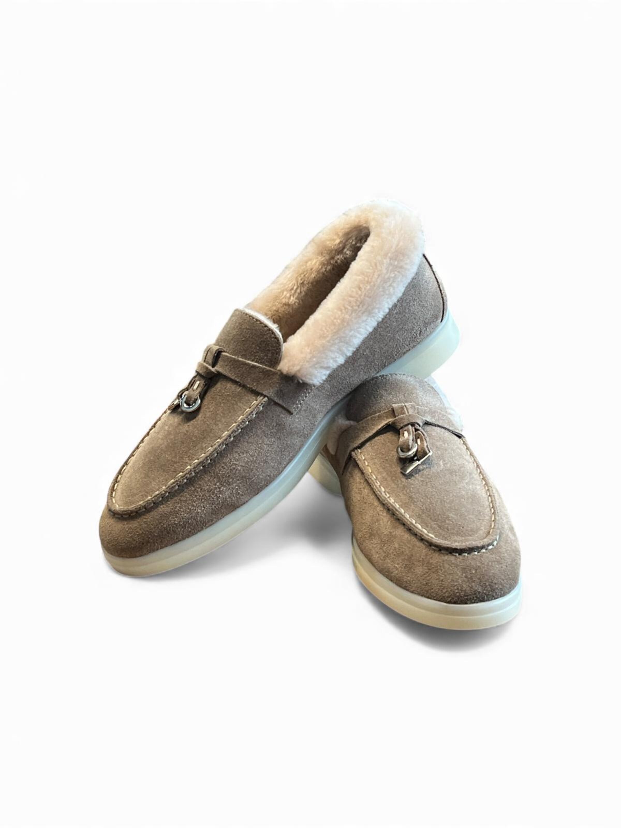 Begoria Slippers 'Suede' in Brown