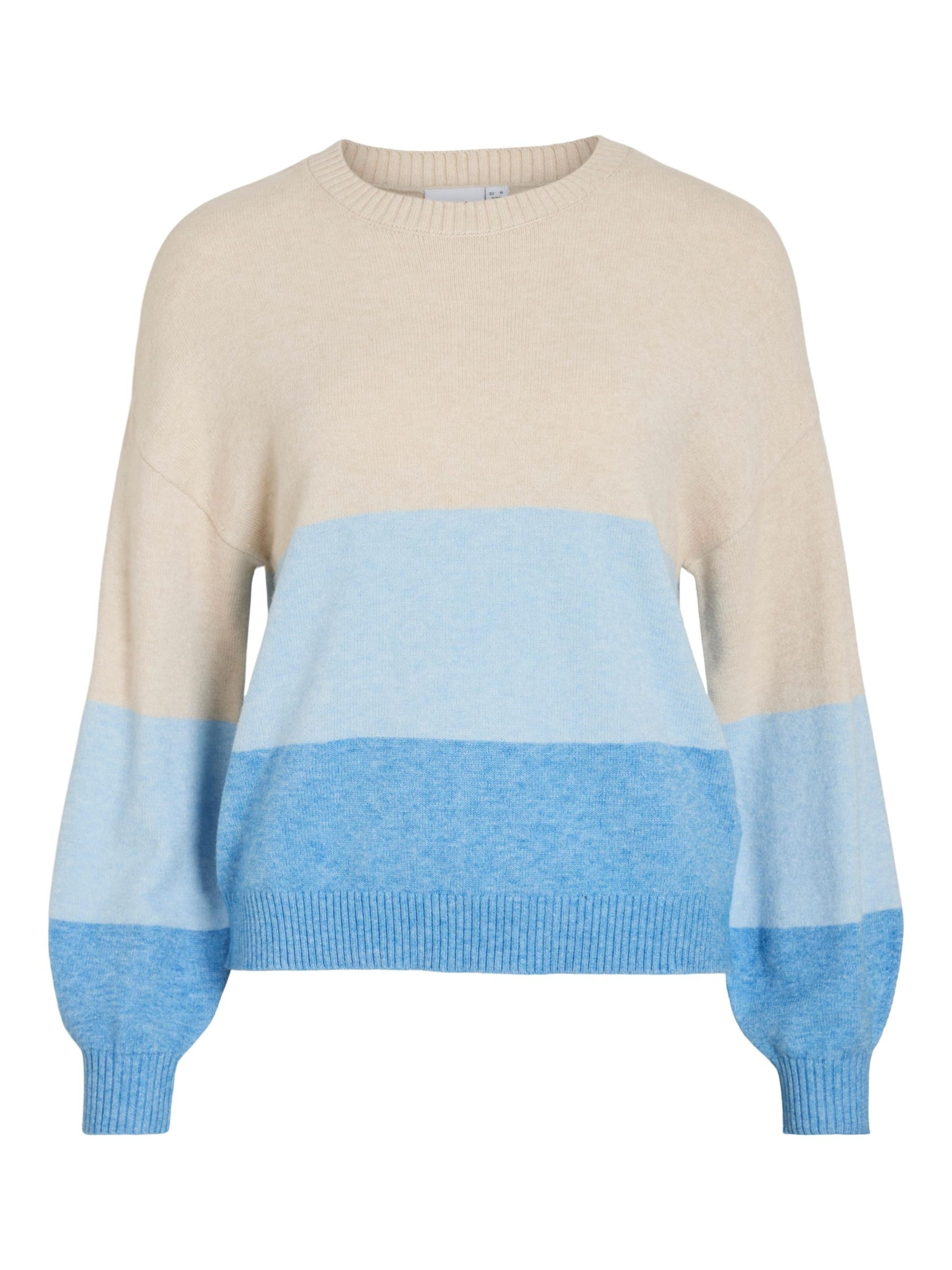 VILA Trui 'VIRil' in Blauw: voorkant