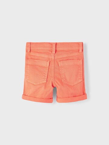 NAME IT Normální Kalhoty 'SOFUS' – oranžová
