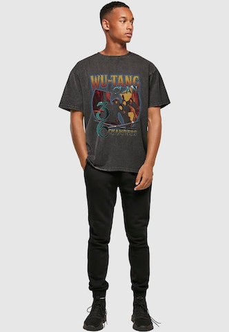 MT Upscale Shirt 'Wu Tang 36 Chambers Acid Was' in Black