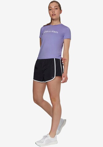 Calvin Klein Sport Performance Shirt in Purple