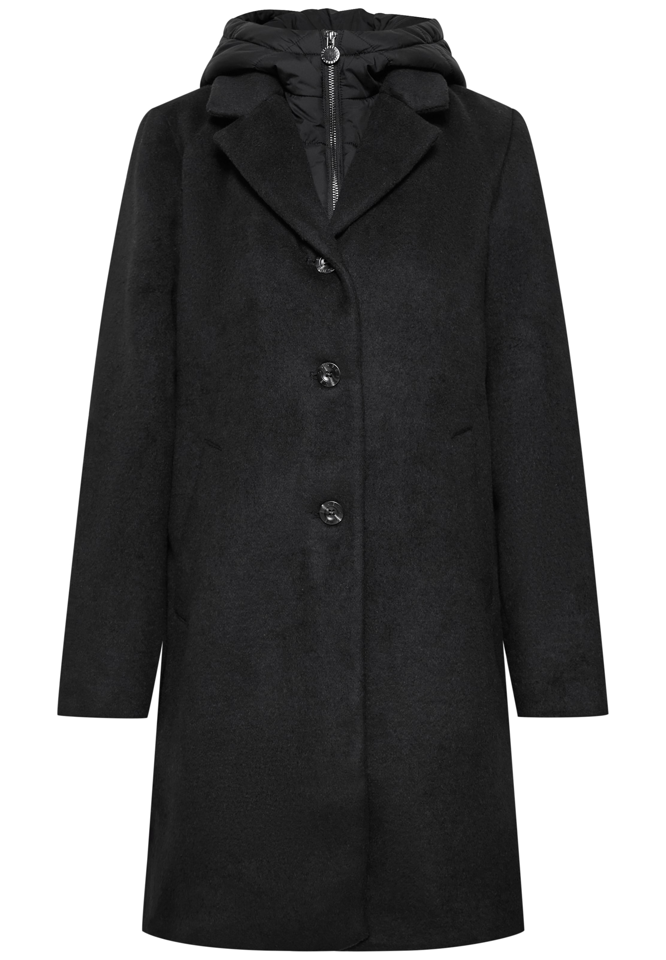 STREET ONE Mantel in Schwarz: Vorderseite
