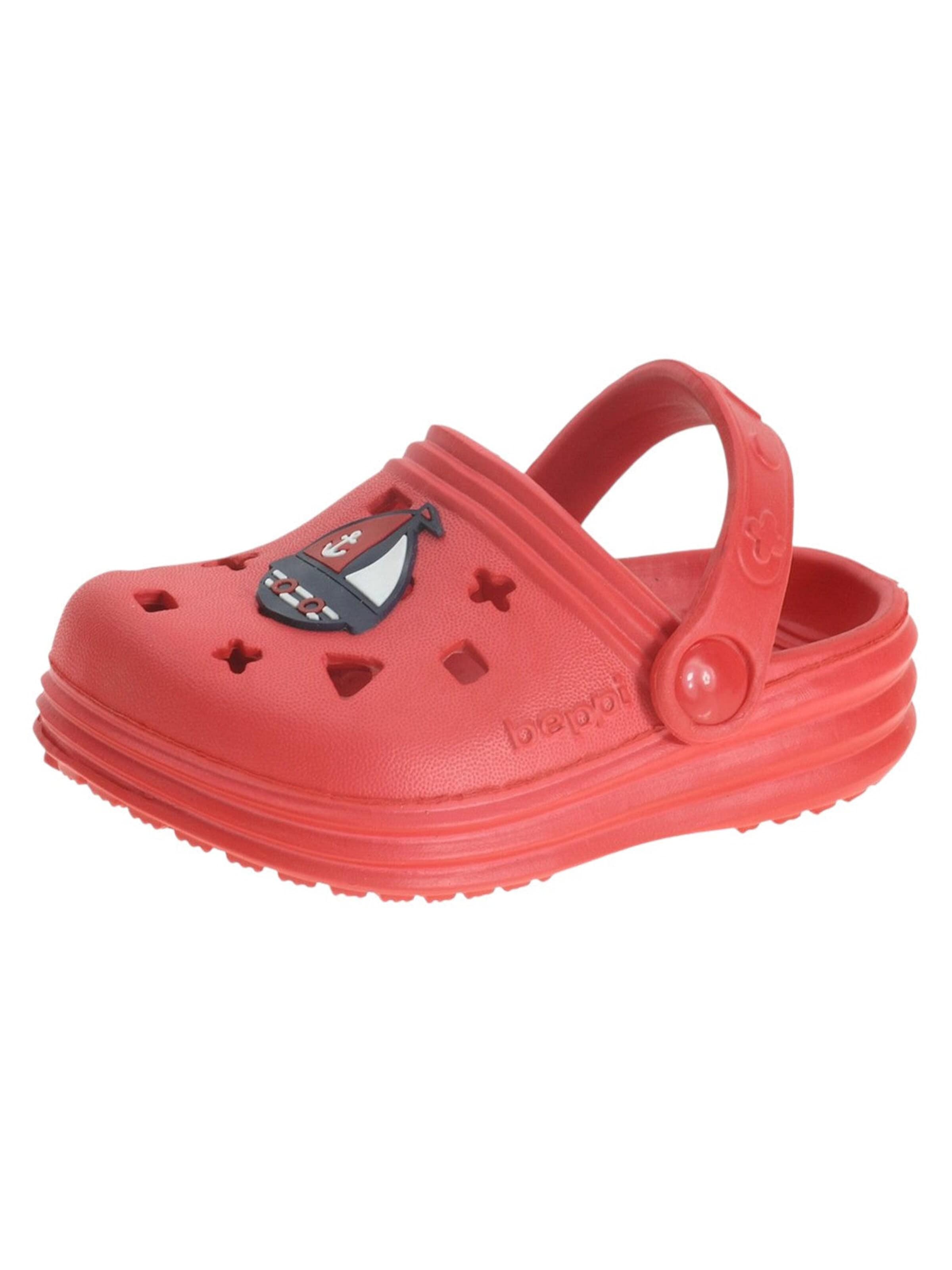 Beppi Offene Schuhe 'Eva Clog'‌‌‌‌‌ in Rot: Vorderseite