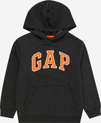 GAP Sweatshirt 'NEW CAMPUS' em laranja / mosqueado preto / branco, Vista do produto