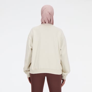 Sweat de sport 'Athletics French Terry Crew' new balance en beige