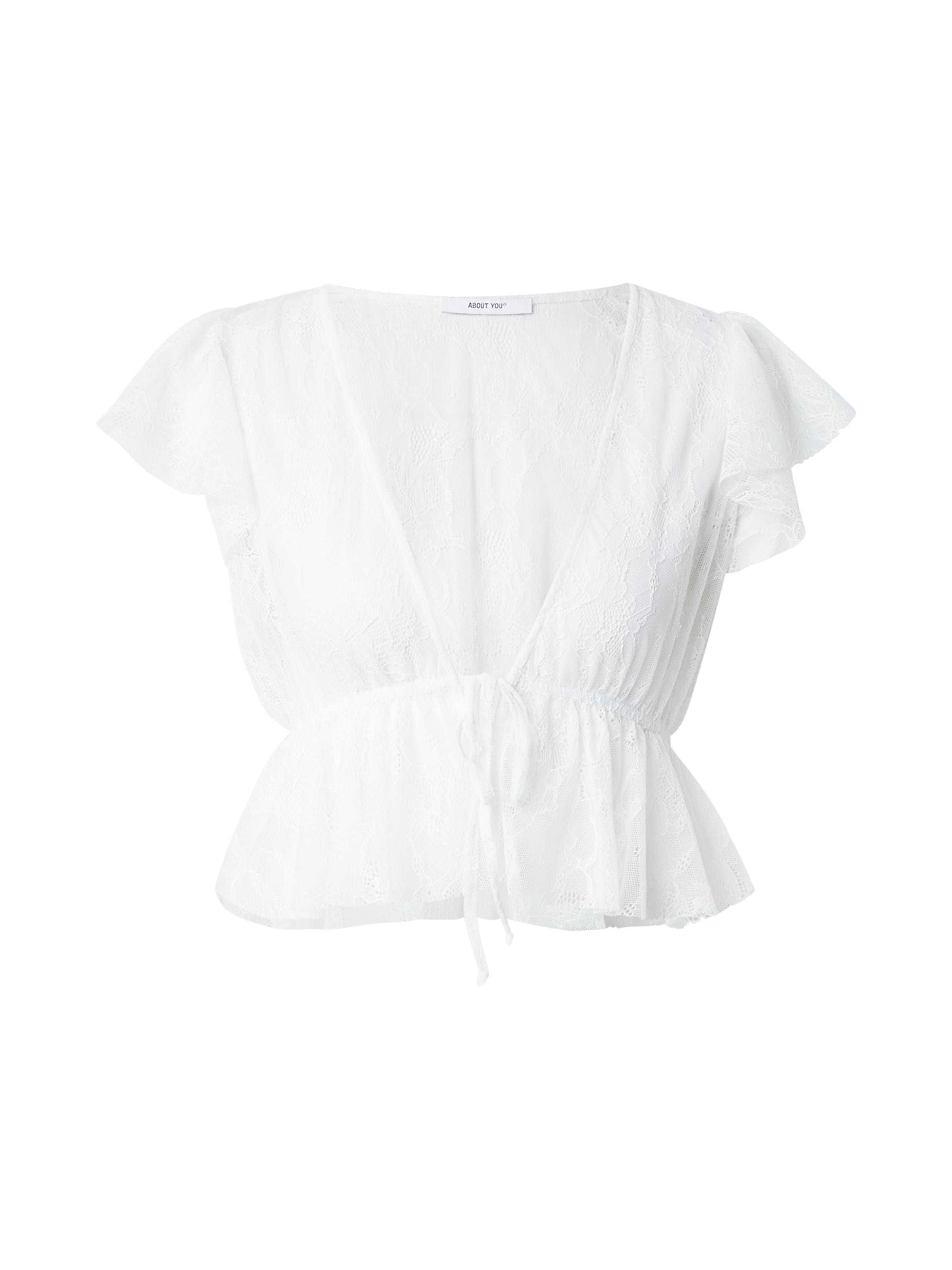 ABOUT YOU - Blusa 'Emma' em branco: frente